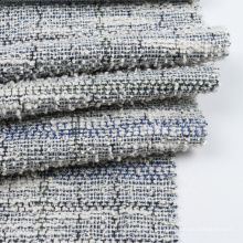 2021 Stoffgroßhandel Textilien einfärbte Jacard Fabric Jacquard Blue Strickstoffe und Kleidungsstücke